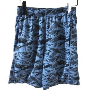 Nike Fast or Last Boys Blue Mesh Basketball Shorts size S ** Missing Drawstring